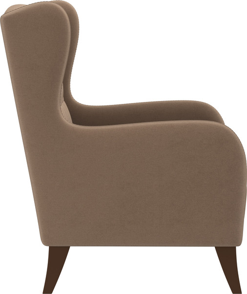 Кресло мягкое Олмеко ЕвроМагнат М (велюр, тенерифе корица)