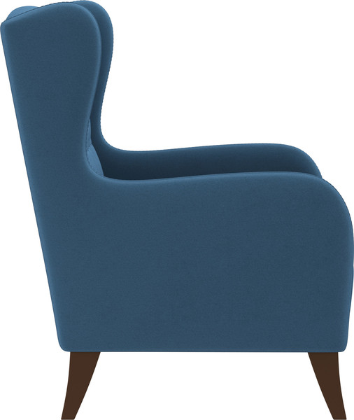 Кресло мягкое Олмеко ЕвроМагнат М (велюр, тенерифе океан)