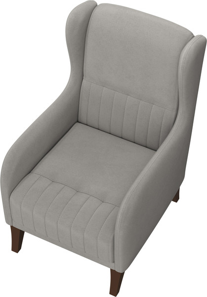 Кресло мягкое Олмеко ЕвроМагнат М (велюр, тенерифе стоун)