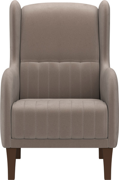 Кресло мягкое Олмеко ЕвроМагнат М (велюр, тенерифе хумус)