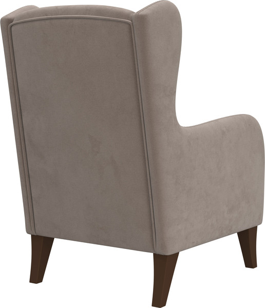 Кресло мягкое Олмеко ЕвроМагнат М (велюр, тенерифе хумус)