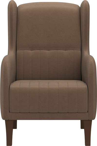 Кресло мягкое Олмеко ЕвроМагнат М (велюр, тенерифе шоколад)