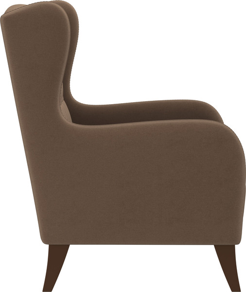 Кресло мягкое Олмеко ЕвроМагнат М (велюр, тенерифе шоколад)