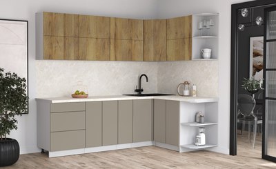 Кухонный гарнитур Интерлиния Мила Матте 1.5x2.5 А PR