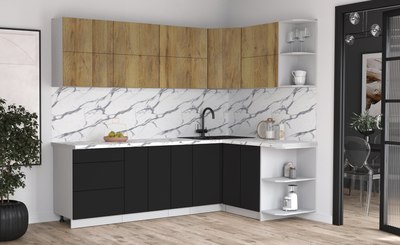 Кухонный гарнитур Интерлиния Мила Матте 1.5x2.5 А PR