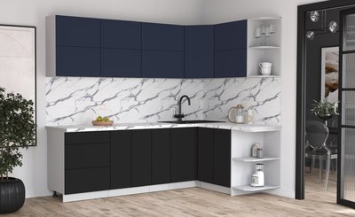 Кухонный гарнитур Интерлиния Мила Матте 1.5x2.5 А PR