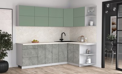 Кухонный гарнитур Интерлиния Мила Матте 1.5x2.5 А PR