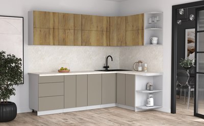 Кухонный гарнитур Интерлиния Мила Матте 1.5x2.6 А PR