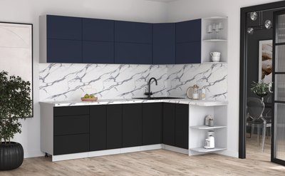 Кухонный гарнитур Интерлиния Мила Матте 1.5x2.6 А PR