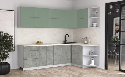 Кухонный гарнитур Интерлиния Мила Матте 1.5x2.6 А PR