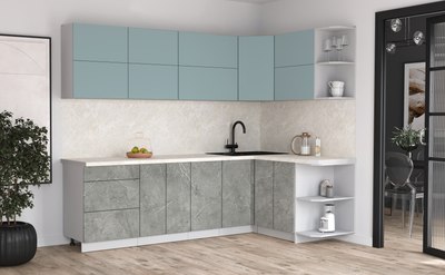 Кухонный гарнитур Интерлиния Мила Матте 1.5x2.6 А PR