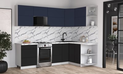 Кухонный гарнитур Интерлиния Мила Матте 1.5x2.6 Б PR