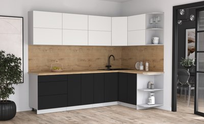 Кухонный гарнитур Интерлиния Мила Матте 1.5x2.7 А PR