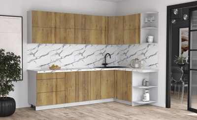 Кухонный гарнитур Интерлиния Мила Матте 1.5x2.7 А PR