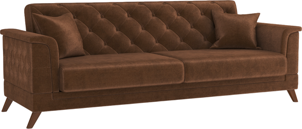 Диван Олмеко Амарант М - фото