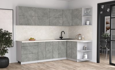 Кухонный гарнитур Интерлиния Мила Матте 1.5x2.7 А PR