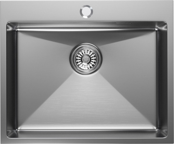 Мойка кухонная Mixline Pro 555133 (сатин, с сифоном) - фото