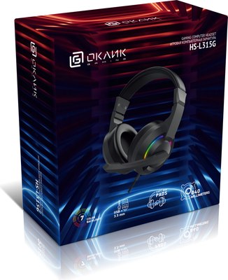 Наушники-гарнитура Оклик HS-L315G