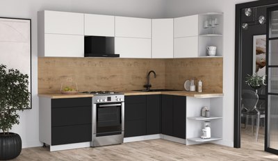 Кухонный гарнитур Интерлиния Мила Матте 1.5x2.7 Б PR