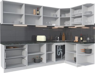 Кухонный гарнитур Интерлиния Мила Матте 1.5x2.8 А PR