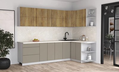 Кухонный гарнитур Интерлиния Мила Матте 1.5x2.8 А PR