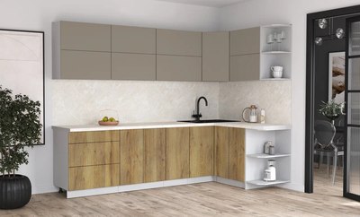 Кухонный гарнитур Интерлиния Мила Матте 1.5x2.8 А PR