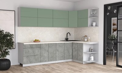 Кухонный гарнитур Интерлиния Мила Матте 1.5x2.8 А PR