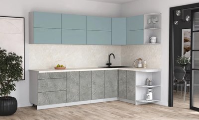 Кухонный гарнитур Интерлиния Мила Матте 1.5x2.8 А PR