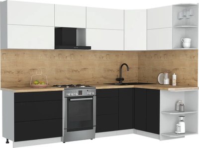 Кухонный гарнитур Интерлиния Мила Матте 1.5x2.8 Б PR - фото