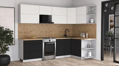 Кухонный гарнитур Интерлиния Мила Матте 1.5x2.8 Б PR