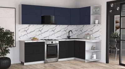 Кухонный гарнитур Интерлиния Мила Матте 1.5x2.8 Б PR