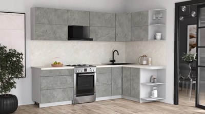 Кухонный гарнитур Интерлиния Мила Матте 1.5x2.8 Б PR