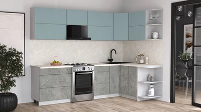 Кухонный гарнитур Интерлиния Мила Матте 1.5x2.8 Б PR