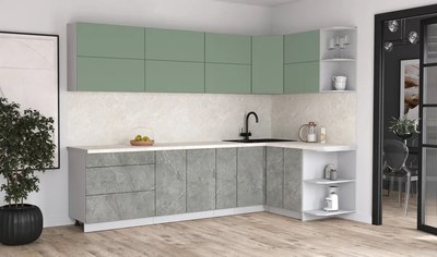 Кухонный гарнитур Интерлиния Мила Матте 1.5x2.9 А PR