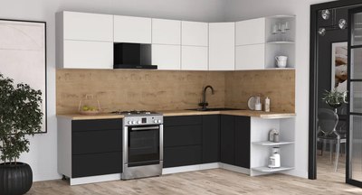 Кухонный гарнитур Интерлиния Мила Матте 1.5x2.9 Б PR