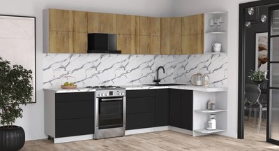 Кухонный гарнитур Интерлиния Мила Матте 1.5x2.9 Б PR