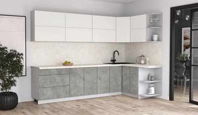 Кухонный гарнитур Интерлиния Мила Матте 1.5x3.0 А PR