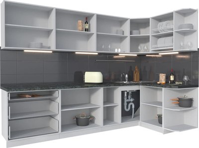 Кухонный гарнитур Интерлиния Мила Матте 1.5x3.0 А PR