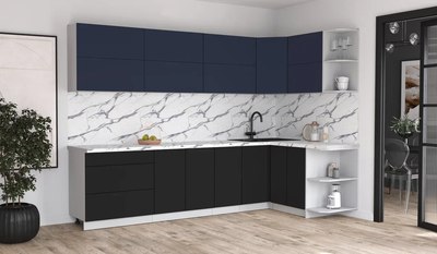 Кухонный гарнитур Интерлиния Мила Матте 1.5x3.0 А PR