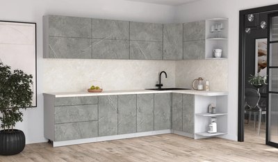 Кухонный гарнитур Интерлиния Мила Матте 1.5x3.0 А PR