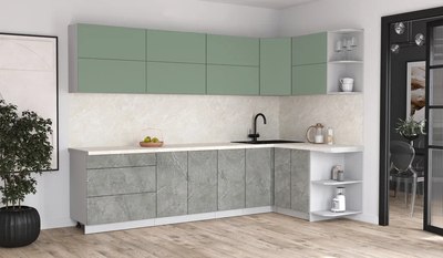 Кухонный гарнитур Интерлиния Мила Матте 1.5x3.0 А PR