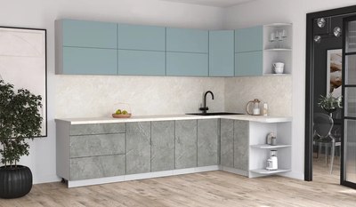 Кухонный гарнитур Интерлиния Мила Матте 1.5x3.0 А PR