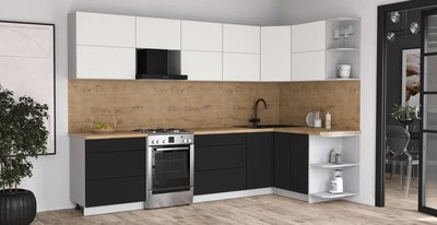 Кухонный гарнитур Интерлиния Мила Матте 1.5x3.1 Б PR