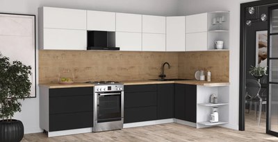 Кухонный гарнитур Интерлиния Мила Матте 1.5x3.2 Б PR