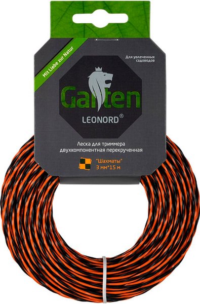 Леска для триммера Leonord Шахматы 3мм / 990641 - фото