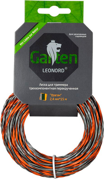 Леска для триммера Leonord Ураган 2.4мм / 990649 - фото