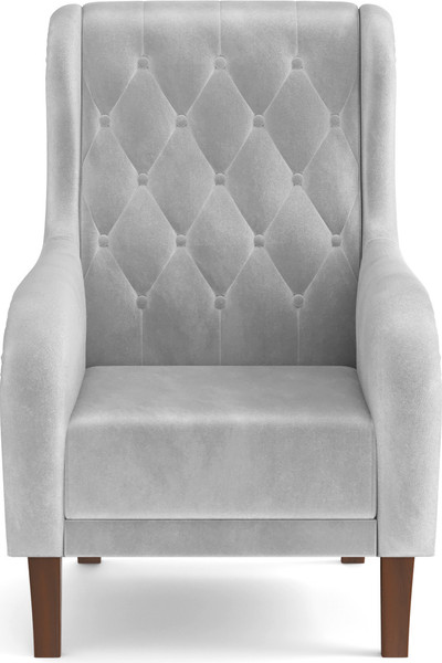 Кресло мягкое Олмеко Амарант М (велюр, тенерифе грей)