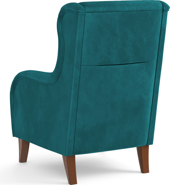 Кресло мягкое Олмеко Амарант М (велюр, тенерифе изумруд)