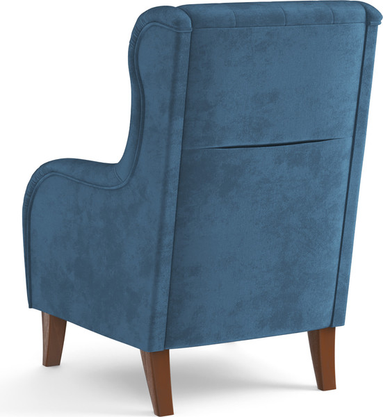 Кресло мягкое Олмеко Амарант М (велюр, тенерифе океан)