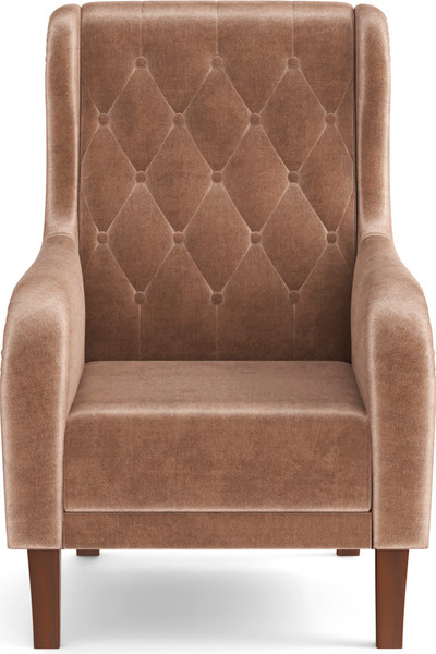 Кресло мягкое Олмеко Амарант М (велюр, тенерифе хумус)